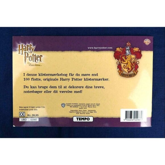 Vintage Harry Potter Sticker Book Denmark New Complete 2001 Klistermaerkebog - Picture 4 of 11